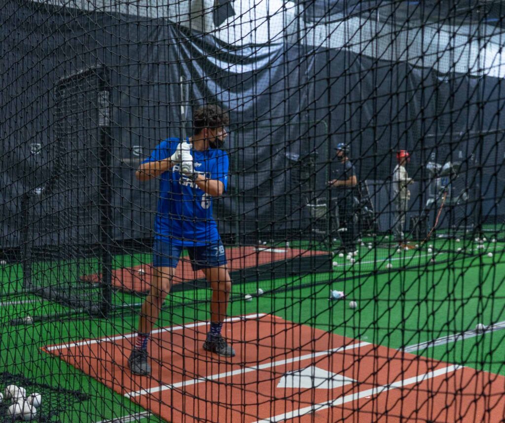 Baseball Net Practice in Morgan Hill, CA